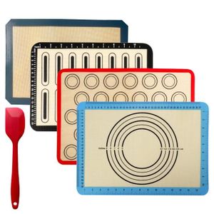 Kit de Patisserie Professionnel : Tapis Silicone Grande Taille +Maryse +  Toile Macaron