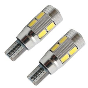 AMPOULE TABLEAU BORD OCIODUAL 2 x Veilleuses T10 W5W 10 SMD LED Canbus 