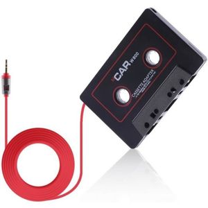 Riloer Adaptateur de Cassette pour Voiture avec stéréo o, Adaptateur de  Bande de câble auxiliaire de 3,5 mm pour iPhone Lecteur CD MP3 Micro