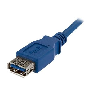 Hama USB3 Connect Cable USB-A Plug to USB-A Socket 0.5m Black 54504