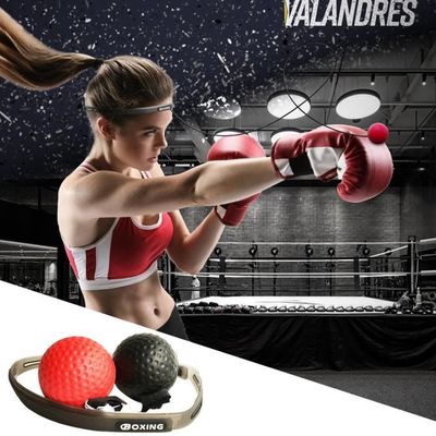 Ball - Ensemble de 3 balles réflexes de boxe, niveau de difficulté, bandeau  réglable, vitesse de réaction, ag - Cdiscount Sport