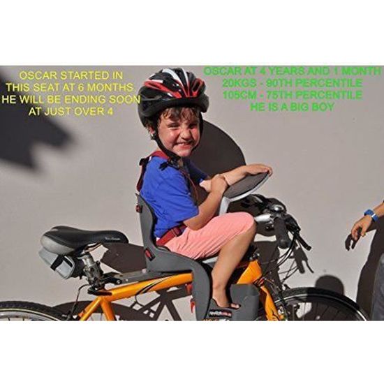 Wee Ride WeeRide Siege enfant avant pour velo Gris rouge 98277 Cdiscount Sport