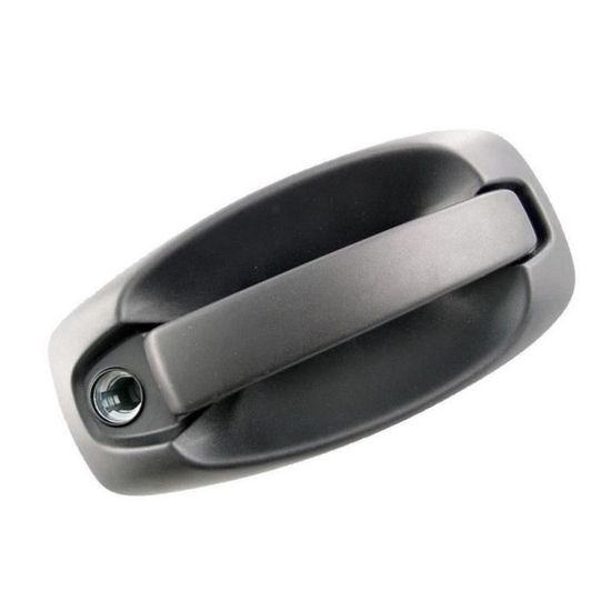 Poignée de Porte Poignée Extérieur Extérieur Poignée de porte avant droit pour Fiat Doblo à partir de 2000-2010