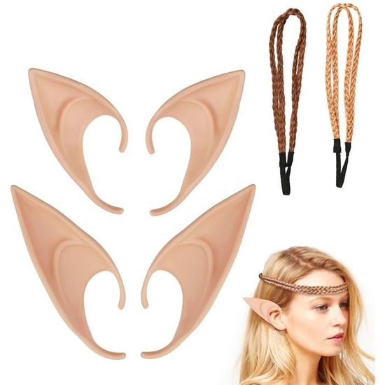 Chaîne De Tête Lunaire & Boucles D'Oreilles Elfe - Argent - Style Bohème - Pour Cosplay, Fête