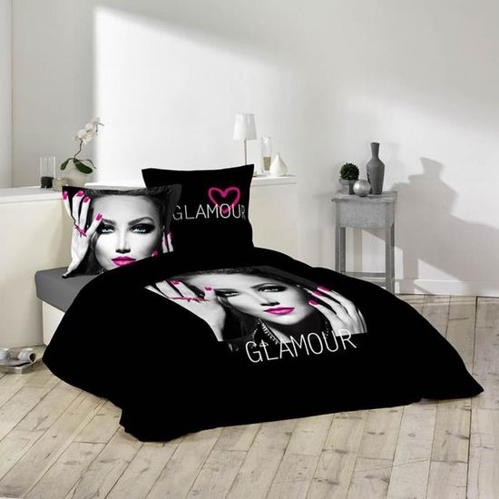 Housse de couette GLAMOUR CHIC 240x220 et 2 taies - Cdiscount Maison