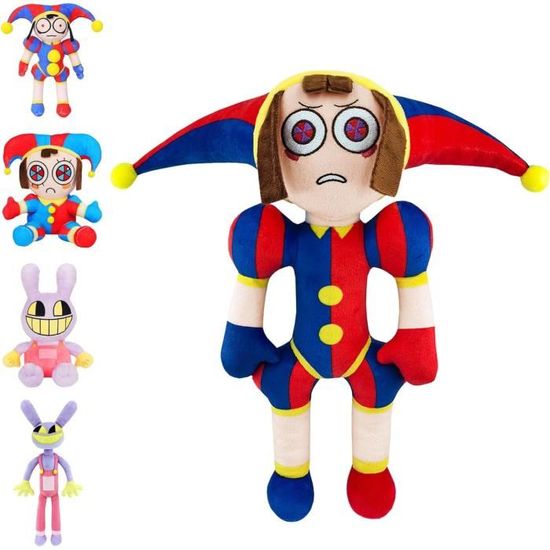 YJYQ Peluche The Digital-Circus, 26 cm Pomni & Jax Peluche, Peluche, Peluche, La Peluche Digital-Circus pour Adultes Enfa-NTS Fans, Périphériques de Figurines Anime Jouet YJYQ Peluche The Digital-Circus, 26 cm Pomni & Jax Peluche, Peluche, Peluche, La Peluche Digital-Circus pour Adultes Enfa-NTS Fans, Périphériques de Figurines Anime Jouet