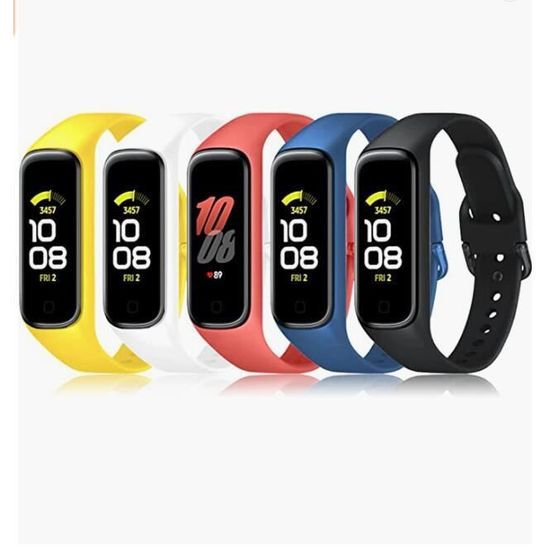5 Pack Bracelet de rechange compatible avec Samsung Galaxy Fit 2