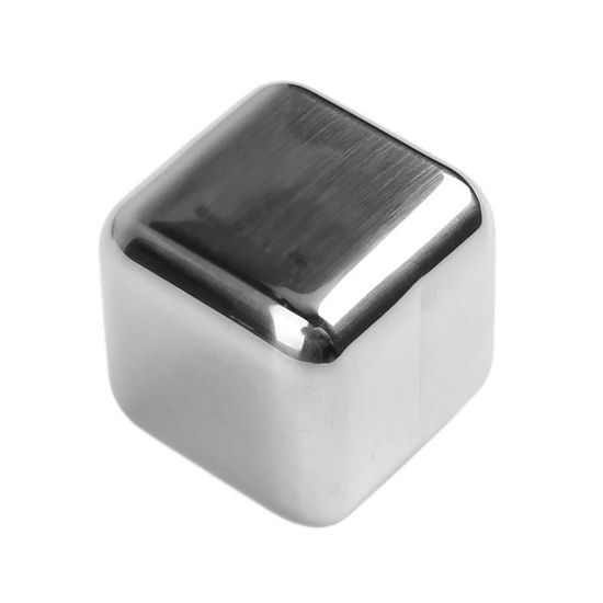 2 Boules De Glace En Acier Inoxydable 304 - Pierres à Whisky Réutilisables 55mm, Refroidissement Sans Dilution