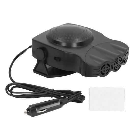 Chauffage Voiture 12V 3 En 1 – Dégivreur Pare‑brise, Ventilateur Et Purificateur | Rotation 360°, Rapide, Sécurité Surchauffe – Pour Voiture, Camping, Caravane
