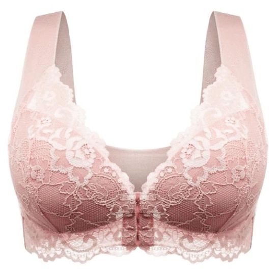 Soutien-gorge Sport Femme Fermeture Avant | Sans Armatures, Couverture Complète | Confortable Pour Yoga Et Quotidien | Couleur Blanc