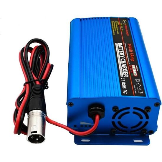 Chargeur De Batterie Intelligent 6A 12V/24V – Pour Auto, Moto, Bateau, Batteries Plomb Et Lithium