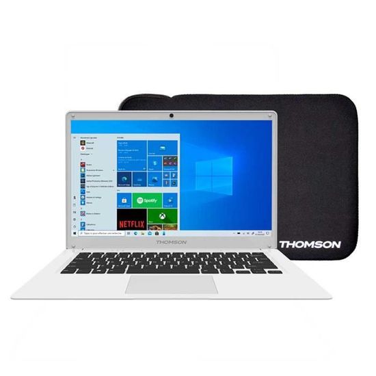 SHOP-STORY - LG01 THOMSON : Ordinateur Portable Thomson Neo Classic Notebook 14.1" White - Intel Celeron - 64 Go SSD - 4 Go RAM
