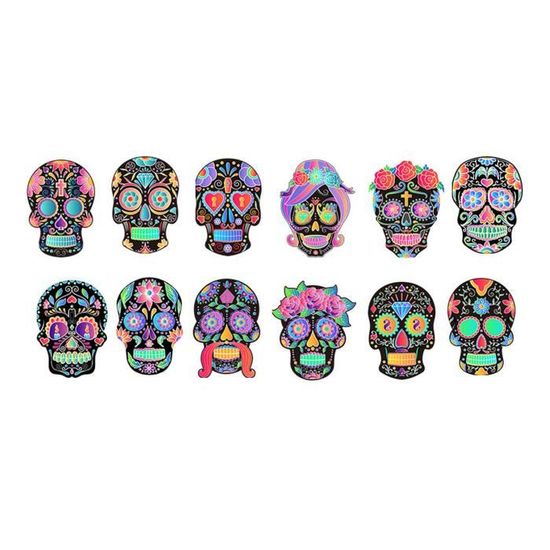 Pochette De 12 Cartes à Gratter Et Pochoirs A5 - Créalia