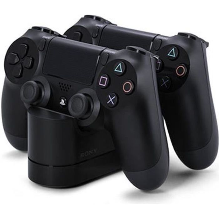 Station de Rechargement Noire pour Manette PS4 DualShock 4