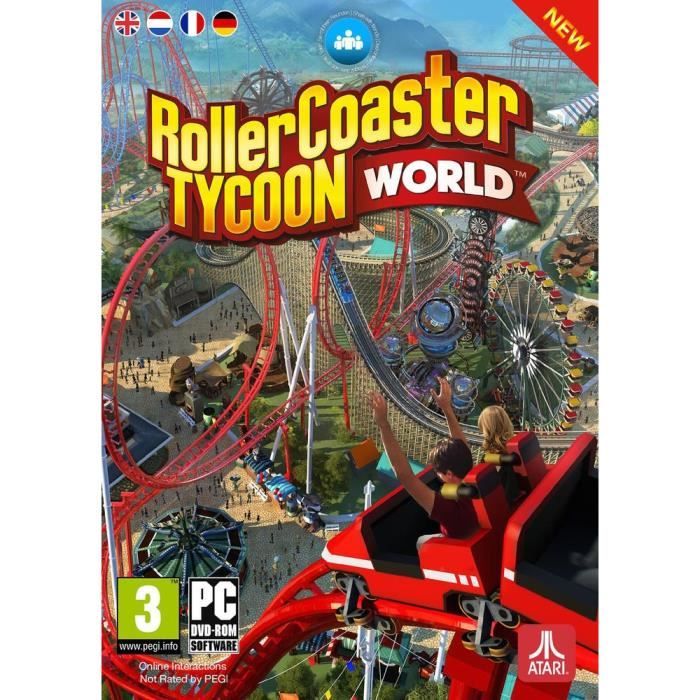 Just For Games Roller Coaster Tycoon World Jeu PC