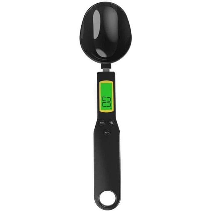 Balance électronique de cuisine 1 pièces / cuillère à mesurer de haute précision domestique (noir)