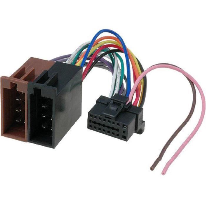 Cable Autoradio Sony 16PIN Vers ISO - connecteur 4