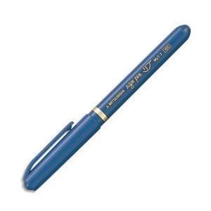 UNIBALL LOT de 10 Stylos feutre pointe en nylon largeur de trait 0,8 mm encre à pigments bleue SIGN PEN MYT7
