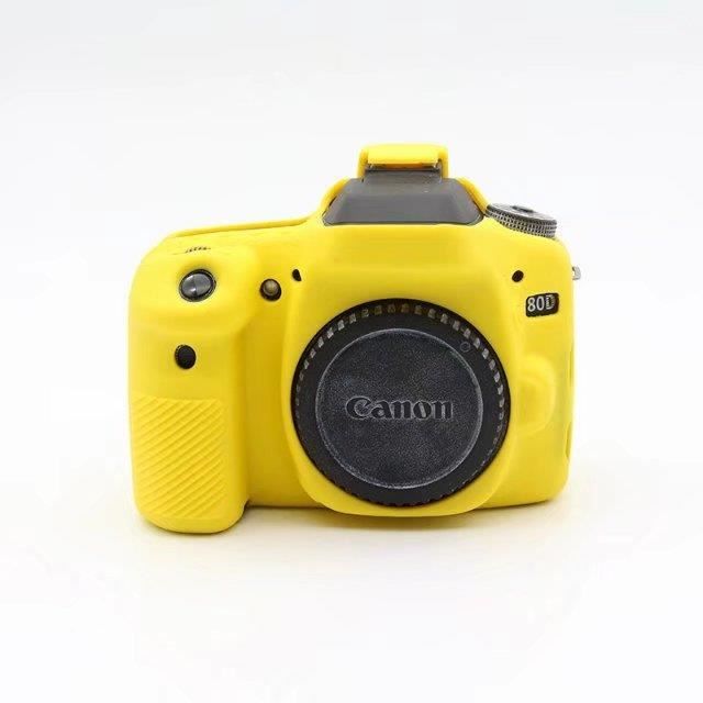 Nouveau sac de caméra en Silicone souple pour Canon 70D appareil photo numérique étui de protection en caoutch*ES5670