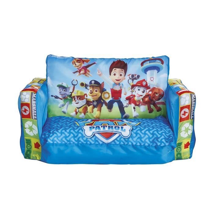 La Pat' Patrouille - Mini canapé convertible - canapé-lit gonflable pour enfants