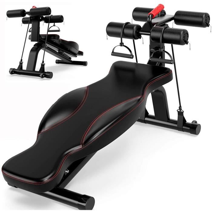 BANC DE MUSCULATION GJQGYY Banc Dhalteres Banc De Musculation Banc Dhalteres Pliant Multifonctionnel SitUps Lit avec Curl Leg Ex834