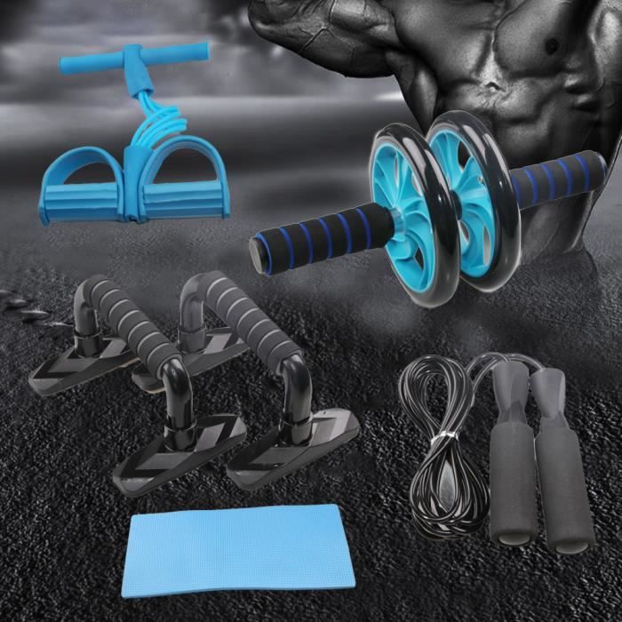 nsemble d'Appareils de Fitness 5 en 1(Bleu)-Ouii