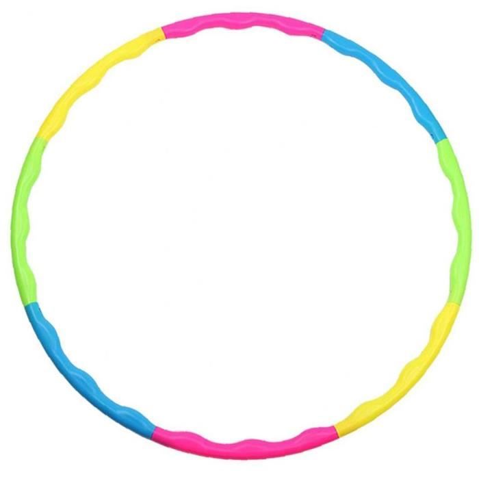 Exercice pondéré HOOP Portable exercice Fitness amovible 8 sections Épissement cerceau pour adultes couleur enfants couleur