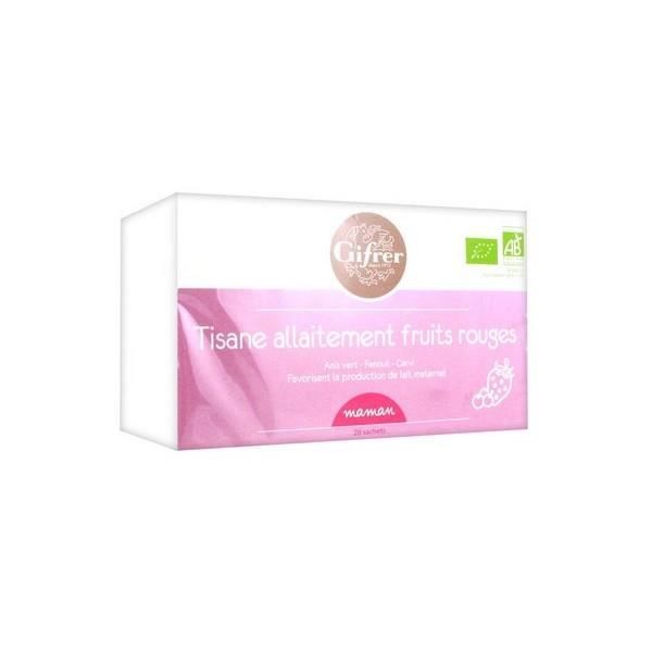 Gifrer Maman Tisane Allaitement Fruits Rouges 20 sachets