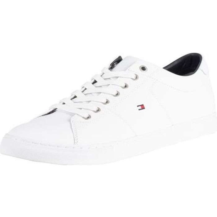 Tommy Hilfiger Homme Essential Trainers, Blanc