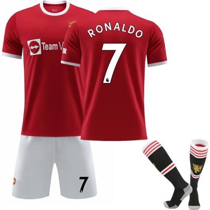 Maillot de football Ronaldo n ° 7 à domicile des Diables rouges de Premier League