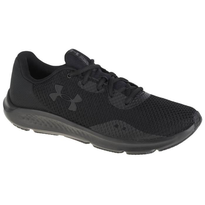 Under Armour Charged Pursuit 3, Homme, chaussures de running, Noir