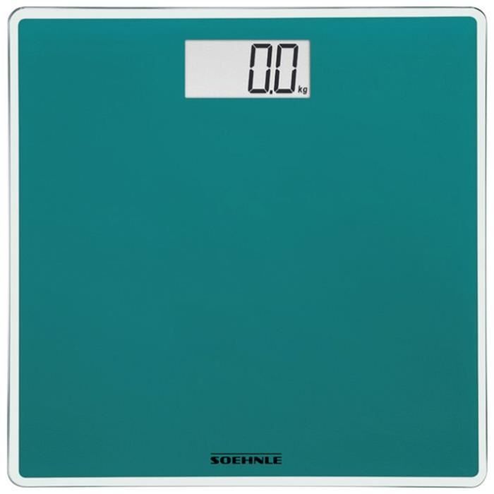 SOEHNLE Pèse-personne Electronique Compact 200 - 180 kg/100g - Bleu