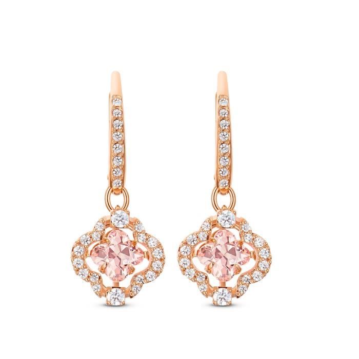 Boucle D Oreille - SWAROVSKI - Boucles d'oreilles Swarovski Sparkling Dance Clover