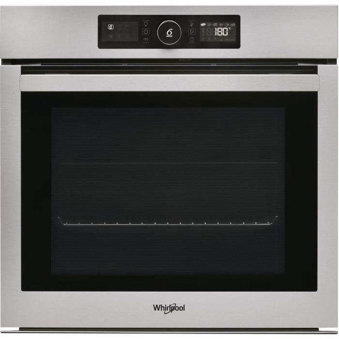 Whirlpool AKZ9 6270 IX, Moyenne, Four électrique, 73 L, 73 L, A pyrolyse, Acier inoxydable