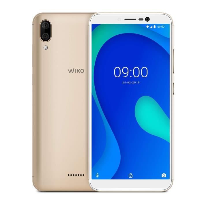 Wiko Y80 Smartphone débloqué 4G (Ecran 5, 99 Pouces - 16 Go - Micro-SIM/Nano-SIM + Emplacement Micro SD pour mémoire Extensible