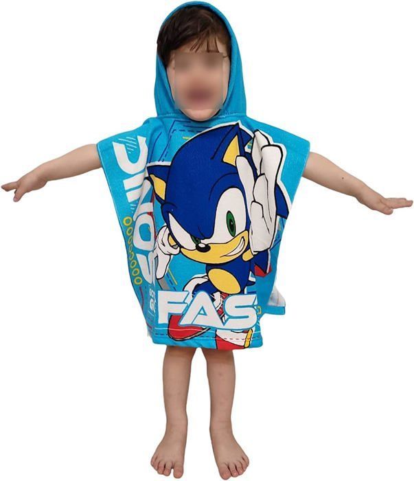 Poncho Serviette De Plage Avengers Hulk - Microfibre 110x55cm - Séchage Rapide, Ultra Doux - Pour Enfant