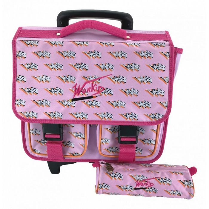 Cartable scolaire avec trolley trousse offerte Workids Eclair Eclair Cdiscount Bagagerie Maroquinerie