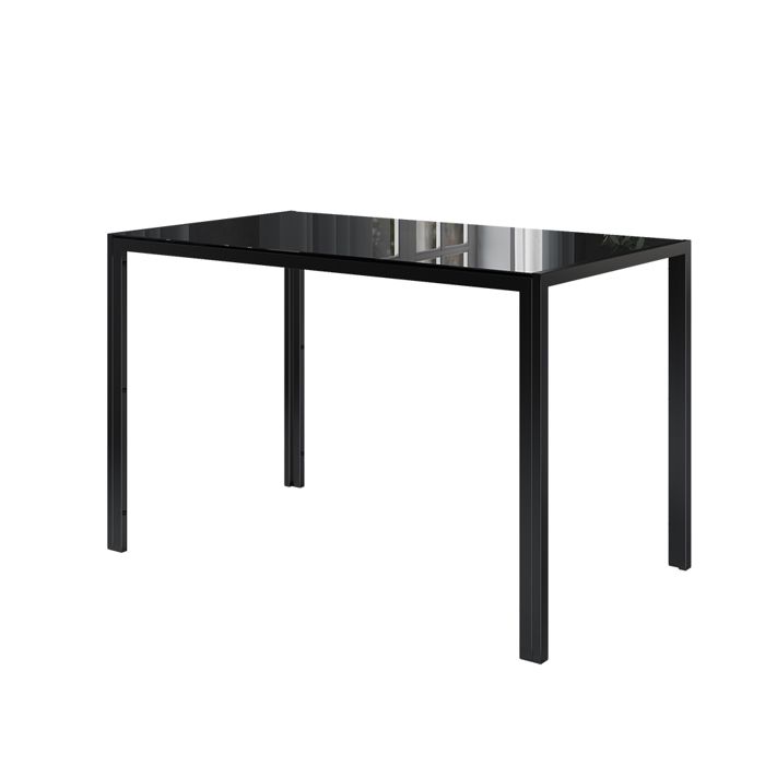 Table à manger Grand 120x70cm Noir Vicco 40744 Table à manger Grand 120x70cm Noir Vicco 40744