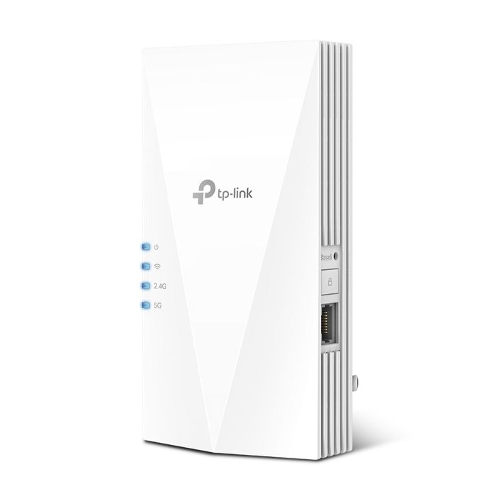 TP-Link CPL WiFi 6 Mesh RE700X Amplificateur WiFi AX3000 Mbps Couvre jusquà 150 m² - 1 Port Ethernet Gigabit - Reconditionné - Tp Link