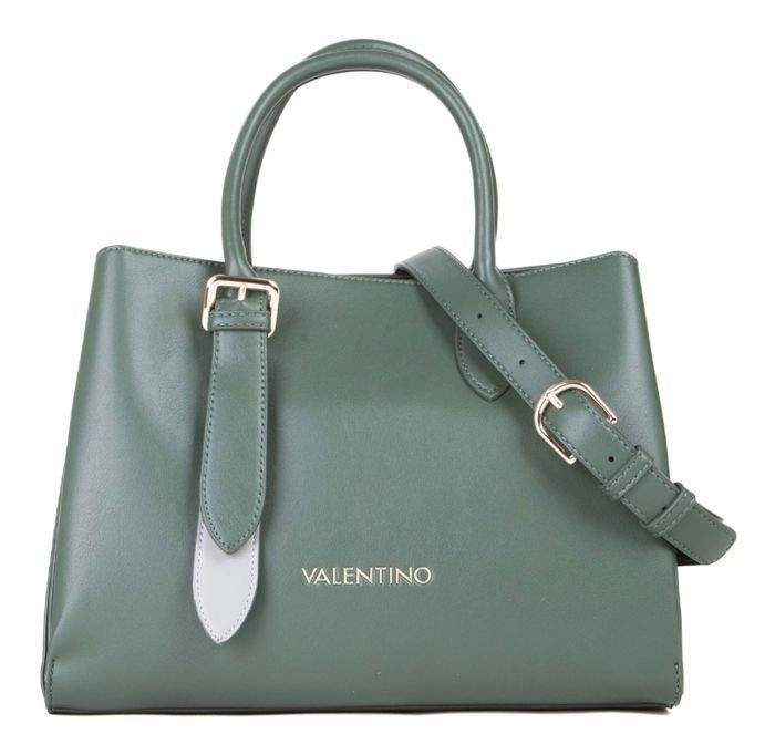 VALENTINO Sac à main vert foncé pour femme - Alvarado Shopping Bag Verd / Grigio 287564 VALENTINO Sac à main vert foncé pour femme - Alvarado Shopping Bag Verd / Grigio 287564