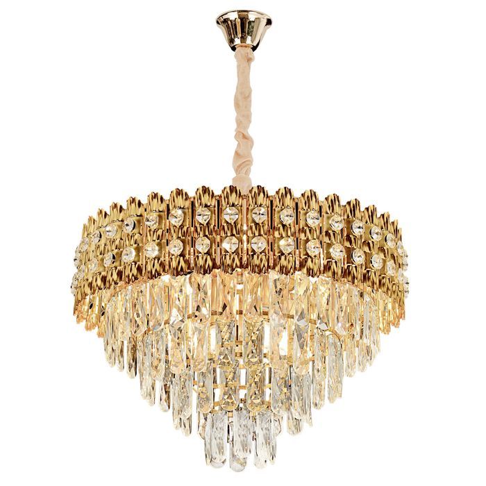 Lampe Suspendue De Plafond Toolight G058-Cp Lampe Pendante Au Plafond Or 82X56 5X37Cm