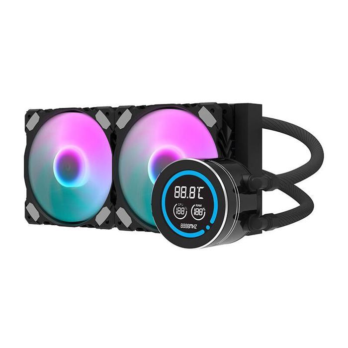 Refroidissement - ventilation - watercooling Darkflash Refroidissement par eau DN-D240 pour processeur (noir)