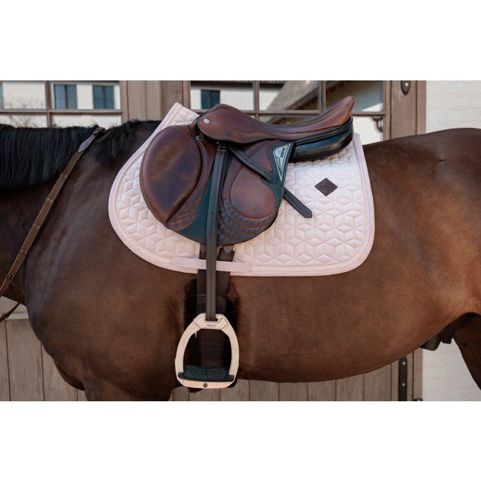 Comparer les prix de Tapis de selle Velvet Rose pale MIXTE - Kentucky