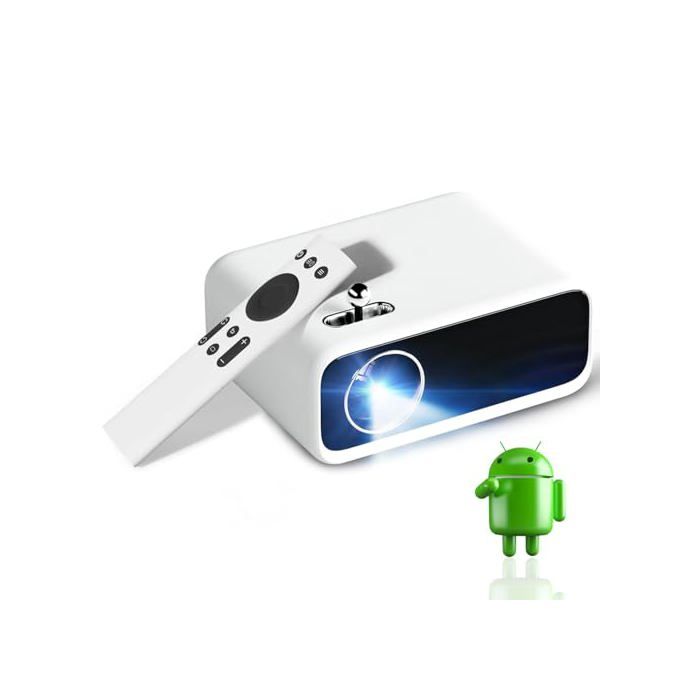 Projecteur LED Portable - Wanbo - Mini Pro - Android 9.0 - 720p HD - Écran 176 - WiFi & Bluetooth