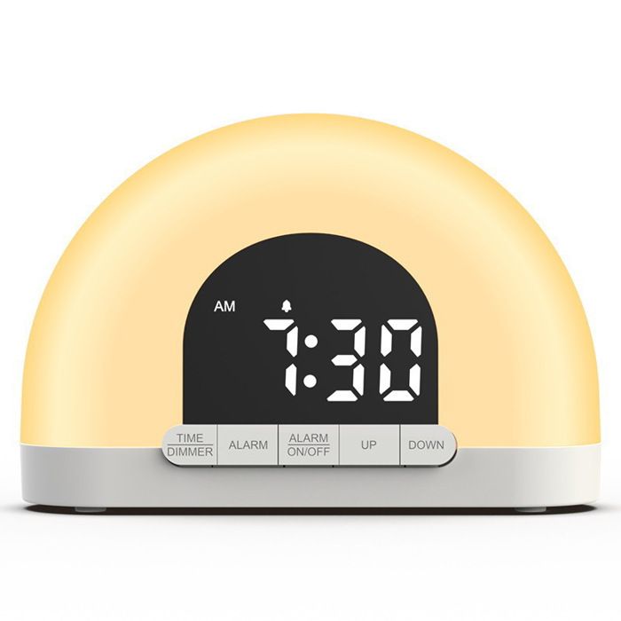 Vjeybv Réveil analogique de bureau – Réveil analogique pour dormeurs lourds – Montre rechargeable à double cloche avec rétroéclairage pour adolescents, personnes âgées, filles, garçons
