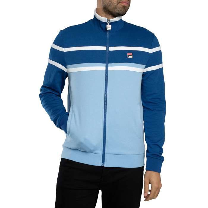 Veste De Survêtement Giovanni À Empiècements Contrastés - Fila Veste De Survêtement Giovanni À Empiècements Contrastés - Fila