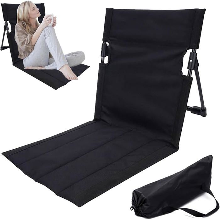 Coussin de Sol Chaise de Plage 38x39 5CM Chaise de Sol Chaise de Méditation Chaise de Camping Pliable Tapis de TAPIS DE PIQUE NIQUE