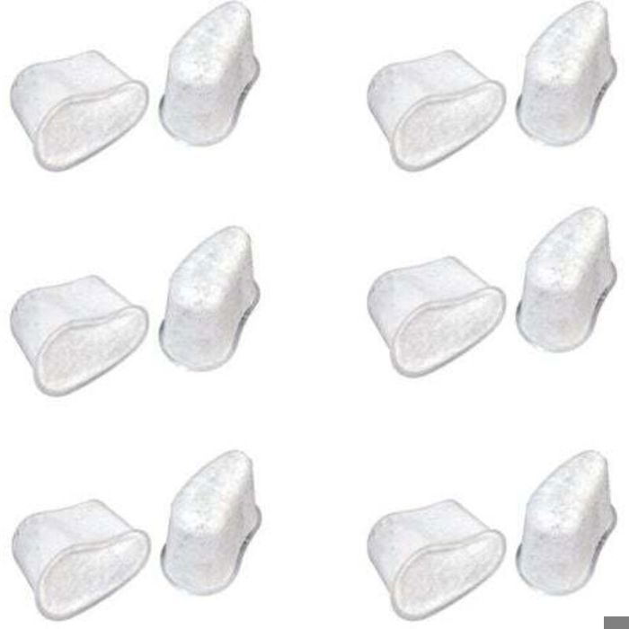 Lot de 12 Cartouche de filtre à eau au charbon pour cafetière KRUPS F4720057 en coquille de noix de coco non tissée sachet de