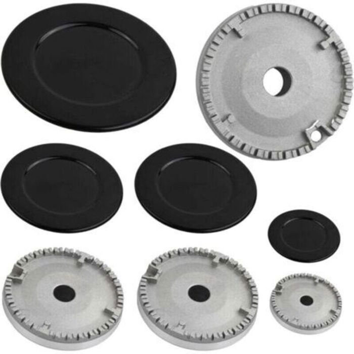 4 pcs Chapeaux de Brûleurs Brûleur Cuisinière à Gaz Chapeau de Couronne de BrûLeur à Gaz pour Plaques de Cuisson Ariston Indes