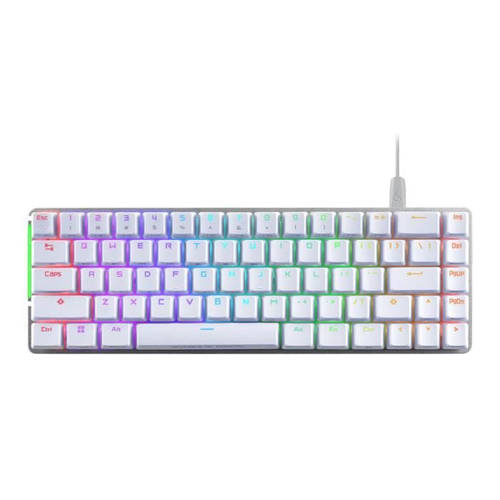 Asus Clavier gaming filaire blanc ROG FALCHION ACE